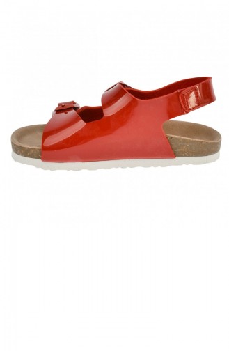 Red Kid s Slippers & Sandals 20YSANVIC000003_KR