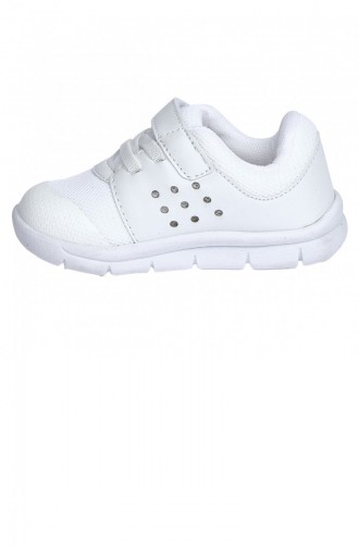 White Children`s Shoes 20YSPORVIC00002_A