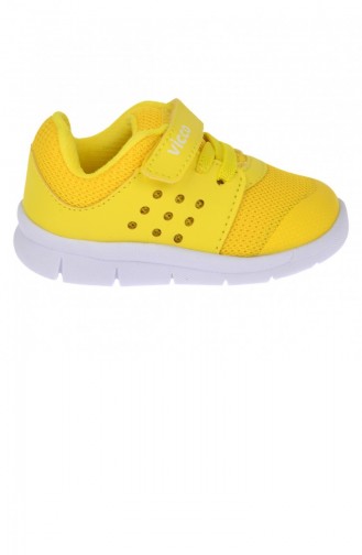 Vicco 34620Y200 Günlük Cırtlı Kızerkek Çocuk Spor Ayakkabı Sarı