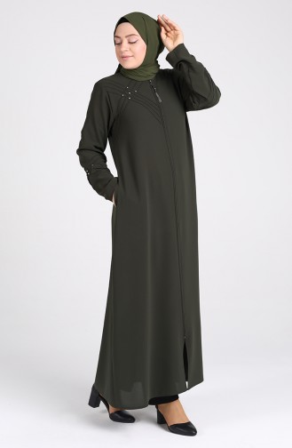 Khaki Abayas 0108-03