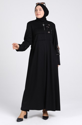 Black Abaya 0123-03