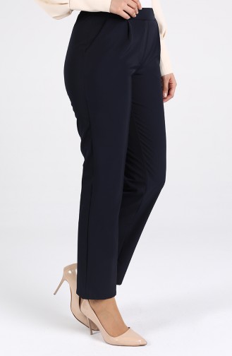 Pleated Pants 4271apnt-01 Dark Navy Blue 4271APNT-01