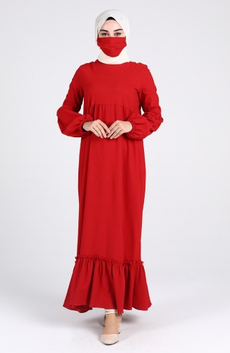 Robe Hijab Rouge 1410-10