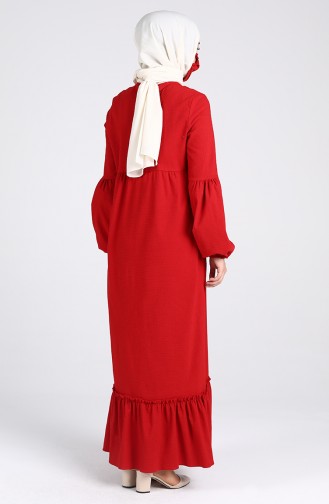 Robe Hijab Rouge 1410-10