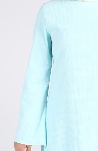 Robe Hijab Bleu Bébé 1411-05