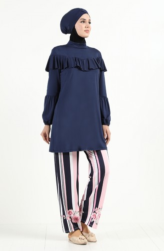 Navy Blue Modest Swimwear 2012