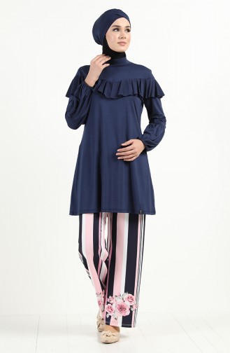 Navy Blue Swimsuit Hijab 2012