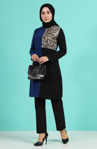 Leopar Garnili Tunik 4661-02 Saks