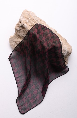 Dark Plum Foulard 61613-01