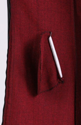 Dark Claret Red Cape 4025-03