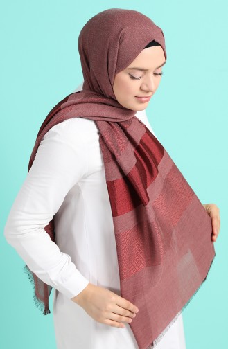 Light Claret Red Shawl 13189-20