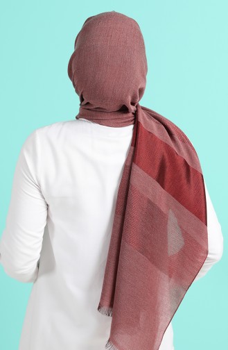 Light Claret Red Sjaal 13189-20