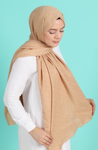 Dark Beige Sjaal 60095-12