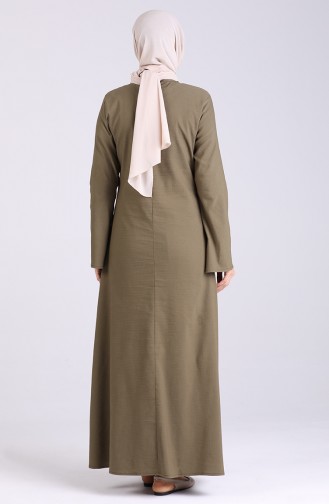 Khaki İslamitische Jurk 1411-01