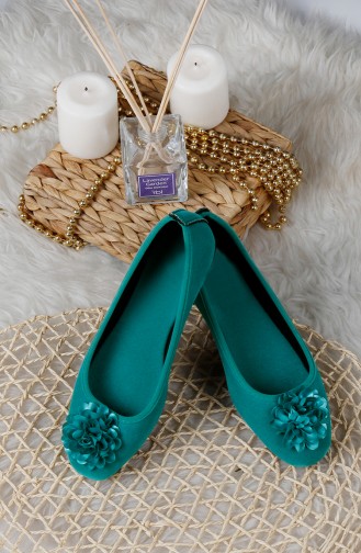 Sea Green House Shoes 0175-13