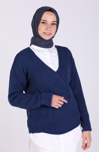 Dunkelblau Pullover 0600-03