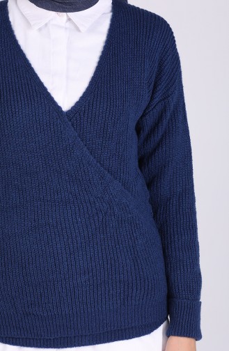 Dunkelblau Pullover 0600-03