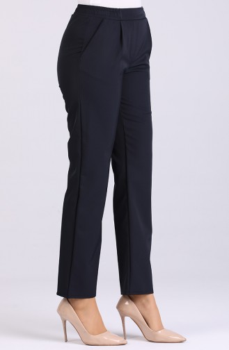 Pleated Pants 4271apnt-02 Navy Blue 4271APNT-02