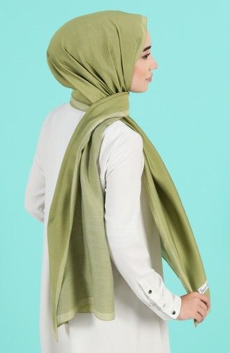 Light Khaki Green Shawl 13190-11