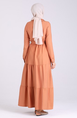 Robe Hijab Tabac 8044-06