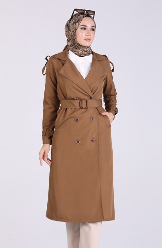 Tobacco Brown Trench Coats Models 5069-04