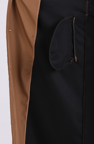 Kemerli Trençkot 5069-04 Taba