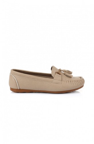 Beige Tägliche Schuhe 1123.BEJ