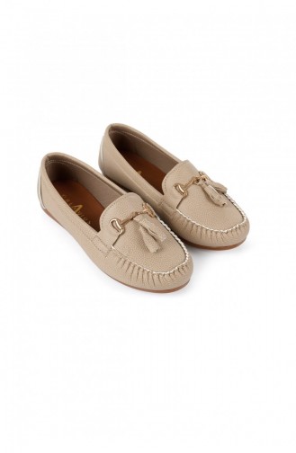 Beige Tägliche Schuhe 1123.BEJ