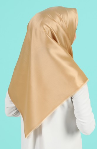 Düz Tafta Eşarp 13186-08 Gold