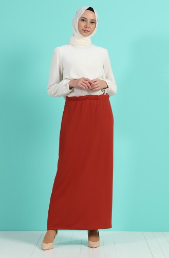 Brick Red Skirt 5059-17
