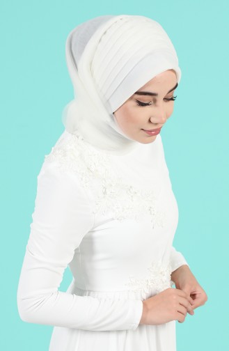 Cream Ready to Wear Turban 1143-02