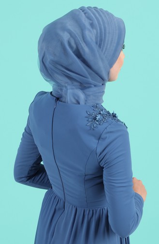 Indigo Praktischer Turban 1143-16