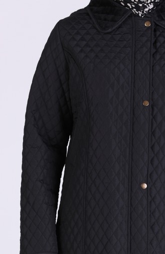 Plus Size quilted Coat 1021-01 Black 1021-01