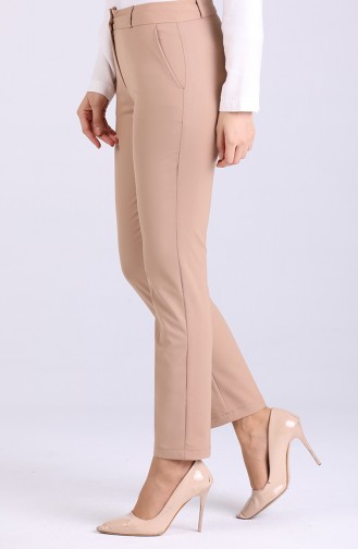 Classic Straight Paca Trousers with Pockets 3322pnt-05 Milk Coffee 3322PNT-05
