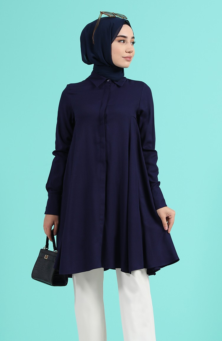 Tunique bleu top marine