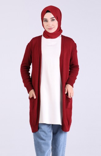 Claret red Vest 0605-02