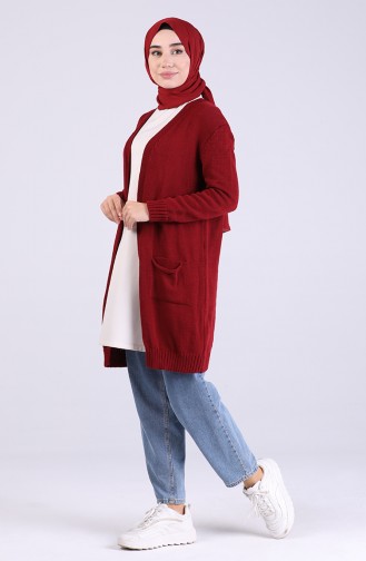 Claret red Vest 0605-02