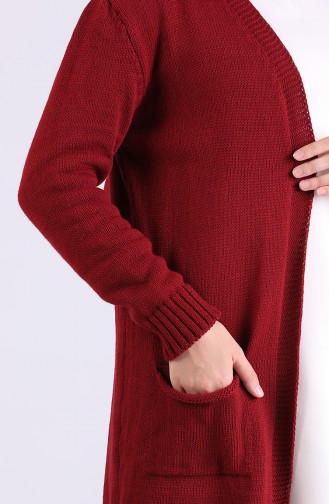 Claret Red Cardigans 0605-02