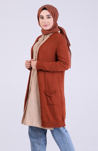 Brick Red Cardigans 0605-03