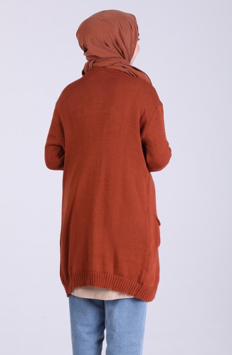 Brick Red Cardigans 0605-03