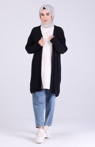 Dunkelblau Pullover 0604-01