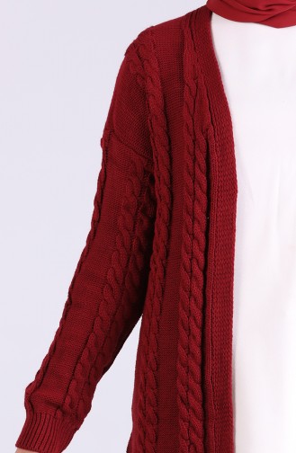 Claret Red Sweater 0604-02