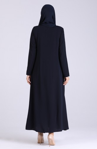 Navy Blue Abaya 1047-04