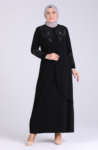 Habillé Hijab Noir 2021-02