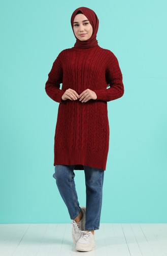 Claret Red Sweater 0601-04