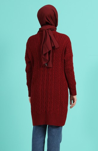 Claret Red Sweater 0601-04