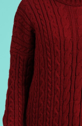 Claret Red Sweater 0601-04