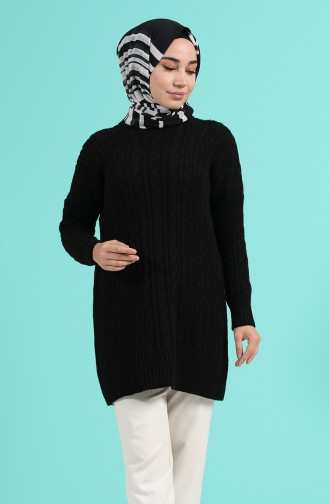 Schwarz Pullover 0601-05