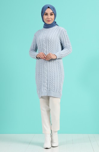 Eisblau Pullover 0611-02