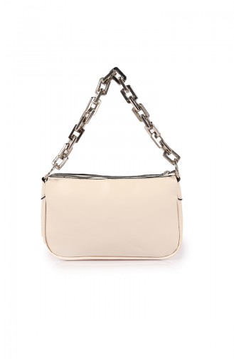 Beige Schultertasche 207Z-04